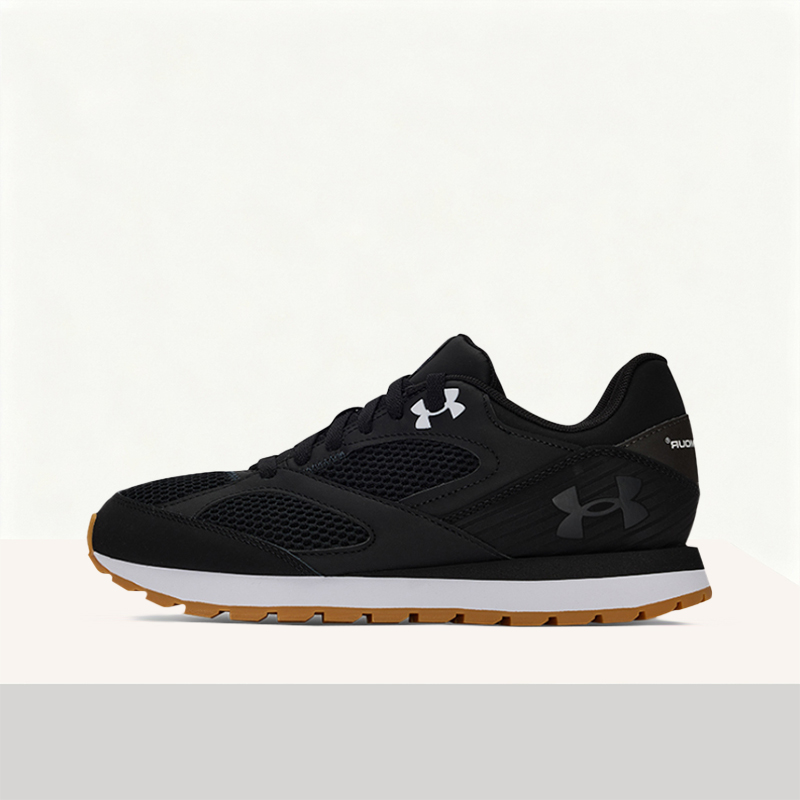 Air Cushion Jogger Shoes Men - รองเท้าวิ่ง Under Armour Jogger สีดำ ดีไซน์มินิมอล