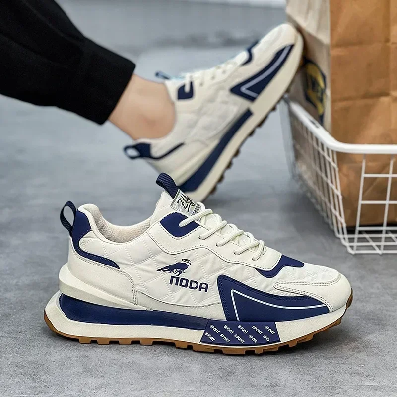 Waterproof Goretex Running Shoes - รองเท้ากีฬาผู้ชายคุณภาพสูงรุ่นใหม่ พื้นหนา รองเท้าวิ่ง รองเท้าเดินเล่นกลางแจ้ง รองเท้าผ้าใบลำลองผู้ชายรุ่นใหม่