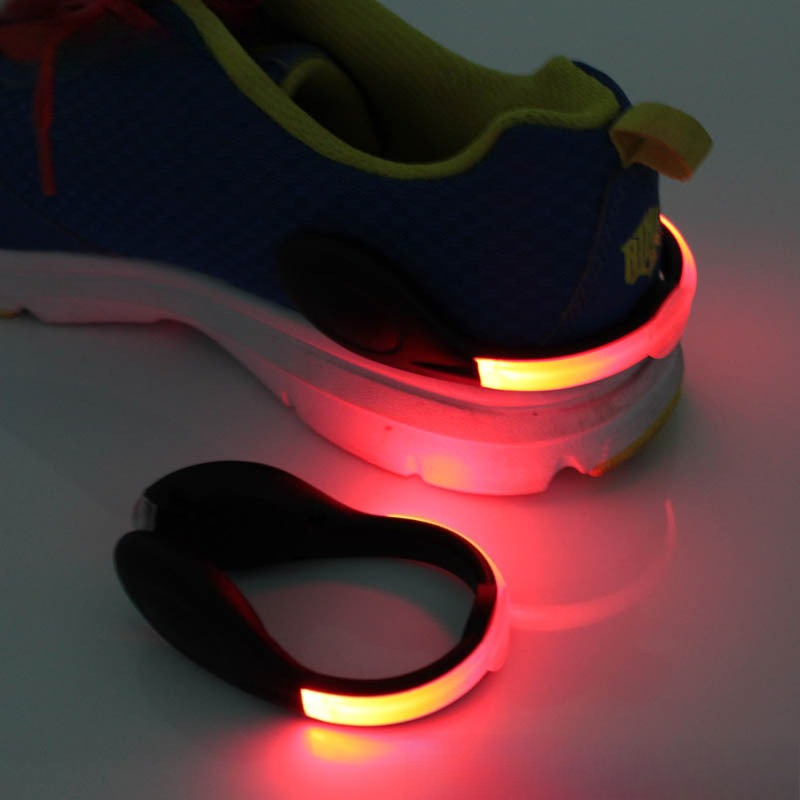 Reflective Night Running Shoes - ไฟสะท้อนแสงสำหรับวิ่งกลางคืน อุปกรณ์กีฬากลางแจ้ง ไฟเตือนเรืองแสงสำหรับการขี่จักรยาน รองเท้าสำหรับการขี่ในเวลากลางคืน