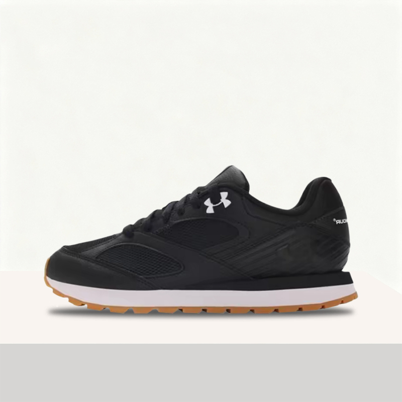 Air Cushion Jogger Shoes Men - รองเท้าวิ่งผู้ชาย Under Armour Jogger สีดำ ดีไซน์มินิมอล
