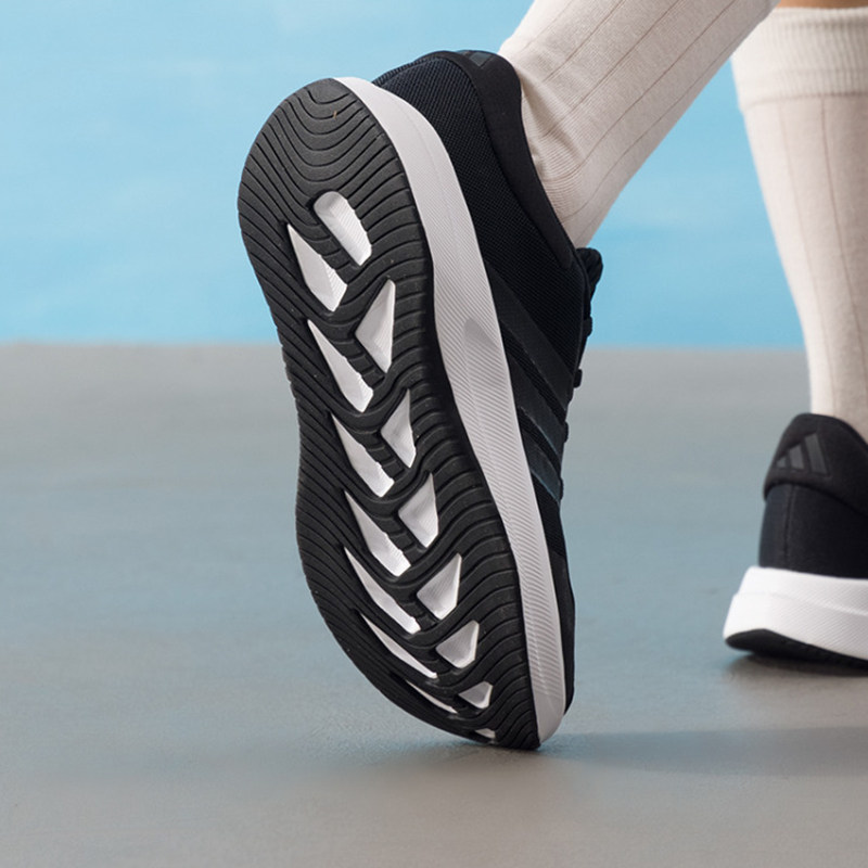 Shock Absorbing Gym Trainers - ใหม่อาดิดาส JQ6404 รองเท้าวิ่งตาข่ายระบายอากาศสำหรับผู้หญิง ซับในนุ่ม ดูดซับแรงกระแทก พื้นยาง