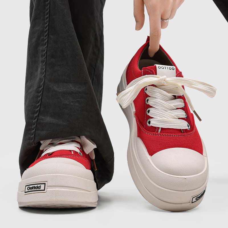 Shock Absorbing Gym Trainers - รองเท้าผ้าใบผู้ชาย Light All Match สำหรับเดินทุกวัน ระบายอากาศได้ดี