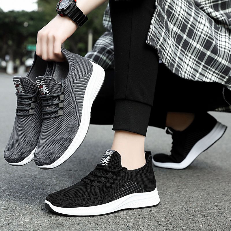 Breathable Mesh Athletic Shoes - รองเท้ากีฬาผู้ชายระบายอากาศดี รุ่นซัมเมอร์ 2026 แบบเสริมส้นซ่อน 6/8/10 ซม.