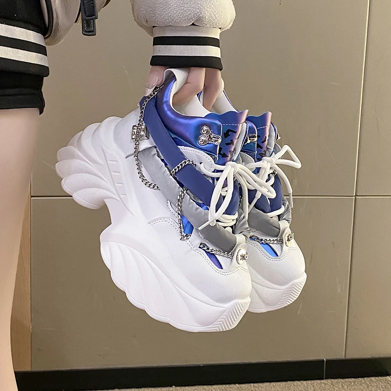 Breathable Mesh Athletic Shoes - น่ารัก Kawaii ผู้หญิงรองเท้าผ้าใบ WEDGE Casual รองเท้าผู้หญิงรองเท้าผ้าใบผู้หญิงวิ่งรองเท้าผู้หญิง