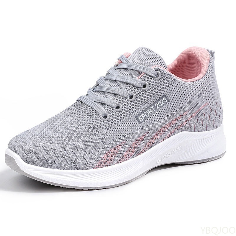 รองเท้าผ้าใบผู้หญิงแฟชั่นฤดูใบ - Breathable Mesh Athletic Shoes บทวิจารณ์และราคา