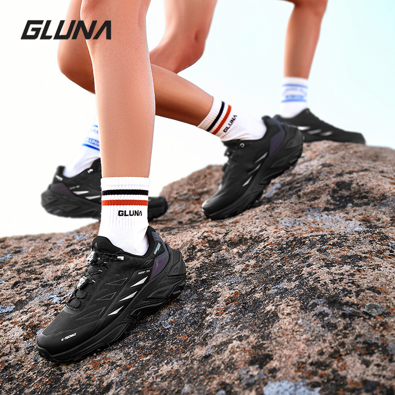 GLUNA รองเท้าวิ่งเทรลกันน้ำเต็ - Anti Slip Trail Running Sneakers บทวิจารณ์และราคา