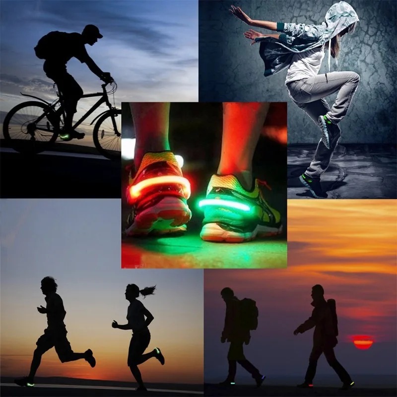 2024 รองเท้าส่องสว่างคลิปแสงกล - Reflective Night Running Shoes บทวิจารณ์และราคา