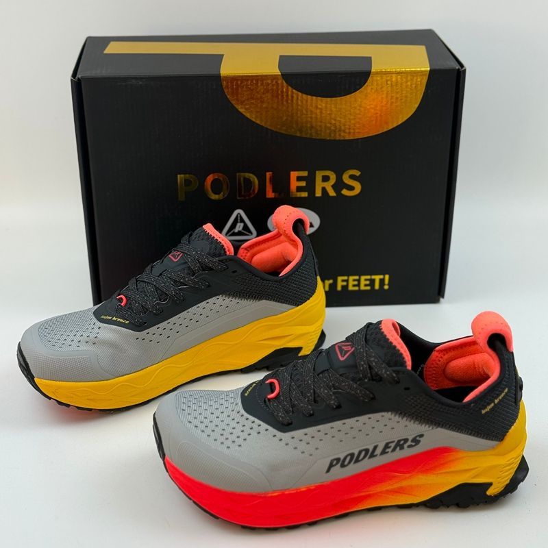 รองเท้าวิ่งออฟโรดทรงกว้าง แบรน - Anti Slip Trail Running Sneakers บทวิจารณ์และราคา
