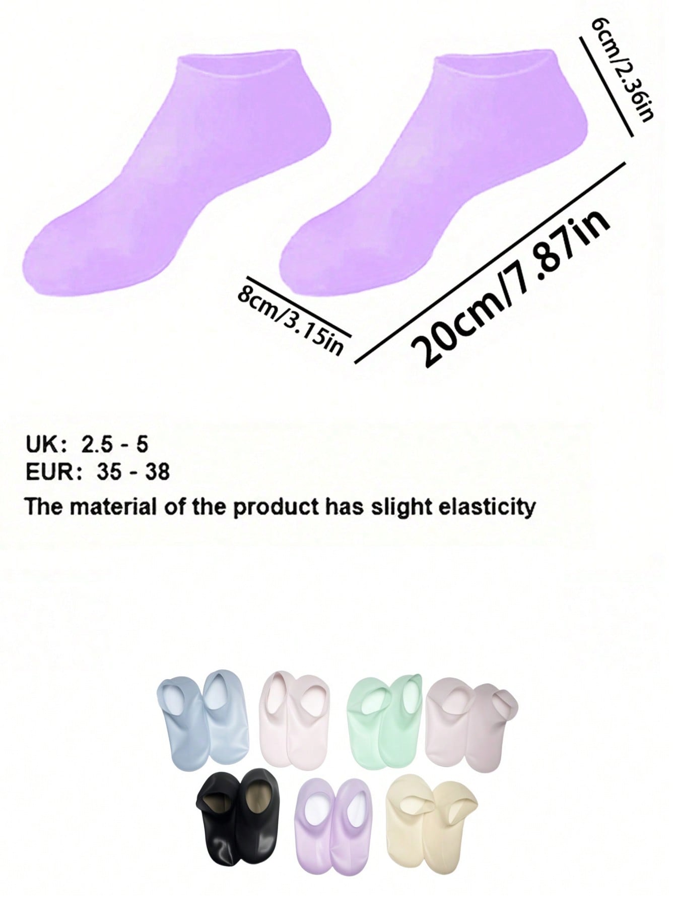 ถุงเท้าซิลิโคนบำรุงผิวเท้าแบบใ - Heels บทวิจารณ์และราคา