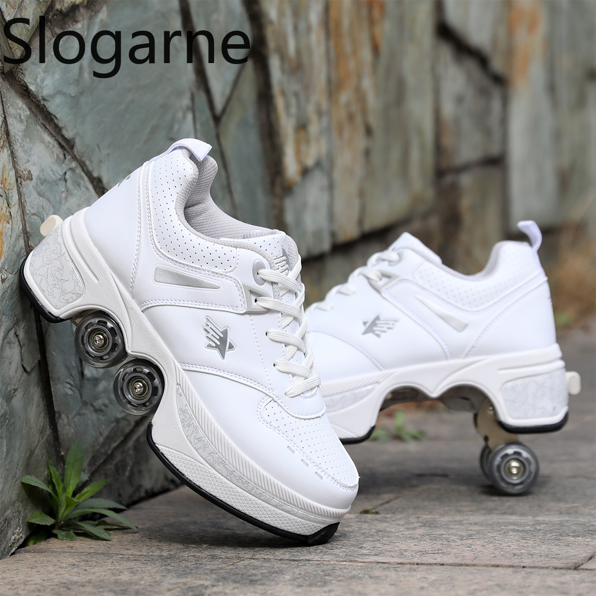 รองเท้าสเก็ตแบบมีล้อ 4 ล้อ สำห - Men'S Shoes บทวิจารณ์และราคา