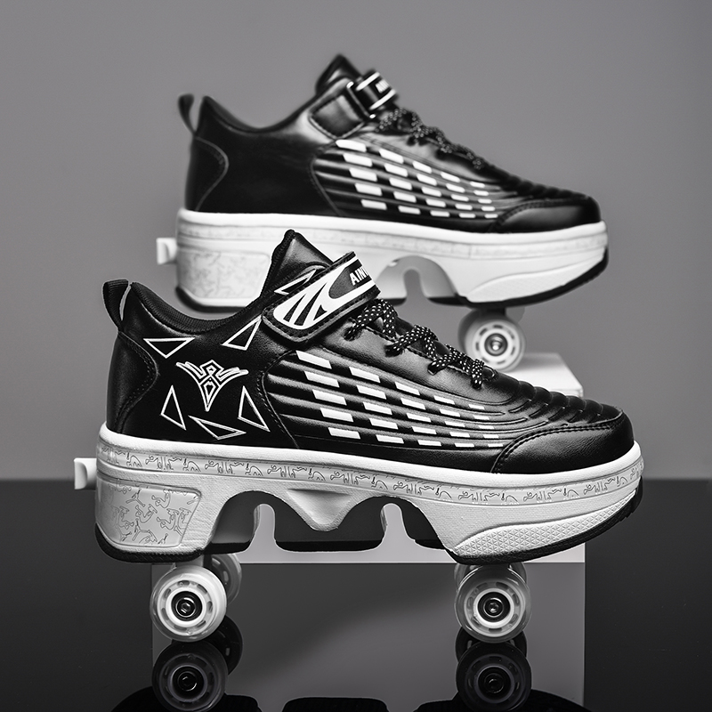 รองเท้าสเก็ตแบบมีล้อ 4 ล้อ สำห - Running Shoes บทวิจารณ์และราคา