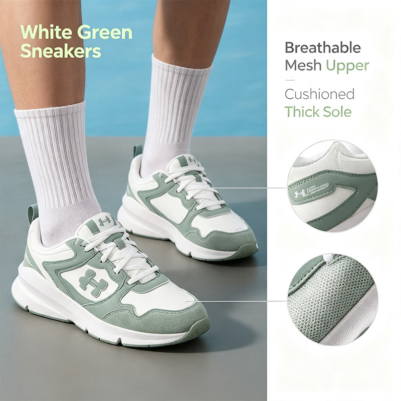 รองเท้าวิ่งผู้ชาย Under Armour - Air Cushion Jogger Shoes Men บทวิจารณ์และราคา
