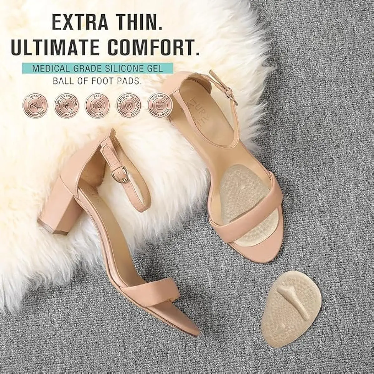 แผ่นรองส้นเท้า 2 ชุด, แผ่นรองฝ - Heels บทวิจารณ์และราคา