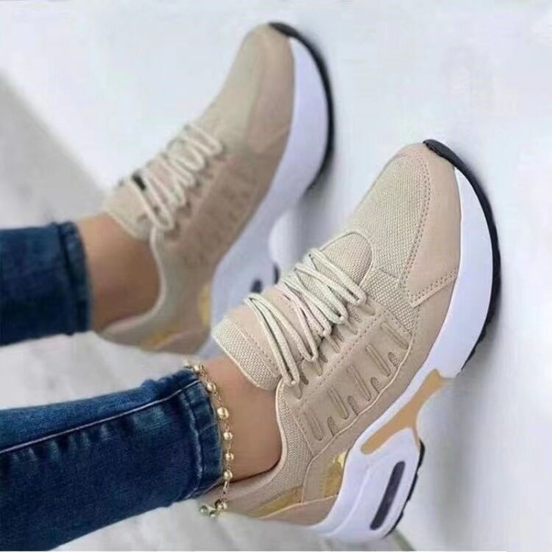รองเท้าผ้าใบแฟชั่นผู้หญิง พื้น - Breathable Mesh Athletic Shoes บทวิจารณ์และราคา