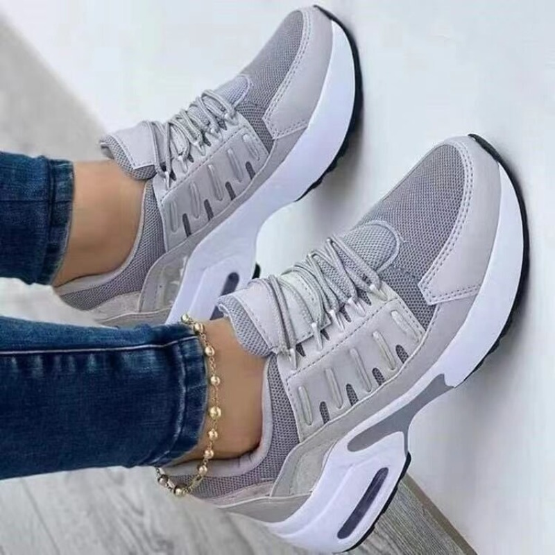 รองเท้าผ้าใบแฟชั่นผู้หญิง พื้น - Breathable Mesh Athletic Shoes บทวิจารณ์และราคา