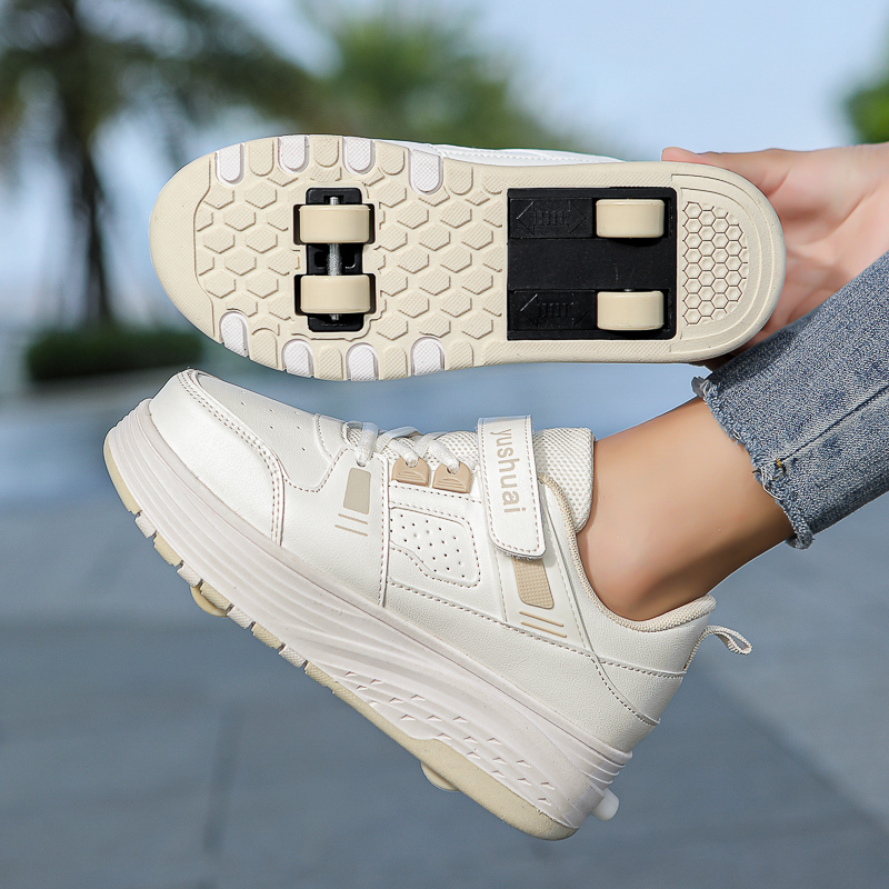 โรลเลอร์สเก็ตสี่ล้อสำหรับเด็กผ - Running Shoes บทวิจารณ์และราคา